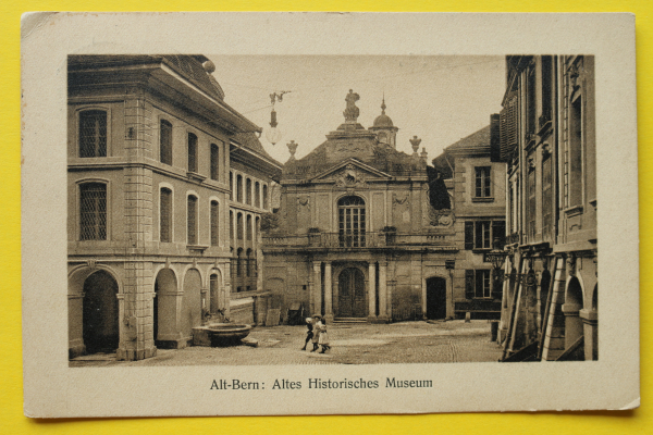 Postcard PC Bern / Old Historic Museum / 1911 / Streetview – Architecture